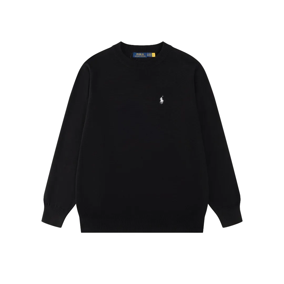 P206 #R80 Ralph Lauren Knitted Pony Embroidered Round Neck Pullover Sweater Official Website Synchronized Same Style for Men and Women Sizes: S-XL Color: White Blue Khaki Army Green Dark Gray Gray Navy Red Label Navy Blue White Label Black White Label Black Red Label Classic Cotton Yarn 100% White Cotton High Quality Goods Classic styles have always been popular! The workmanship details are very good! The simple round neck pullover sweater is always the standard, with classic brand embroidery on the chest! All major stars have the same style! Best for couples. High quality goods! Xinjiang cotton micro-elastic and smooth fabric has excellent quality. Pure cotton is soft and skin-friendly. Size: S M L